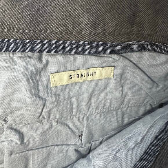 NWT Mens Hawker Rye straight gray trousers size 33x30 - Picture 6 of 7